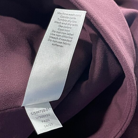 Athleta Shakti Mesh 7/8 Tight Womens Size XL Spiced Cabernet Leggings Athleisure - Picture 10 of 13